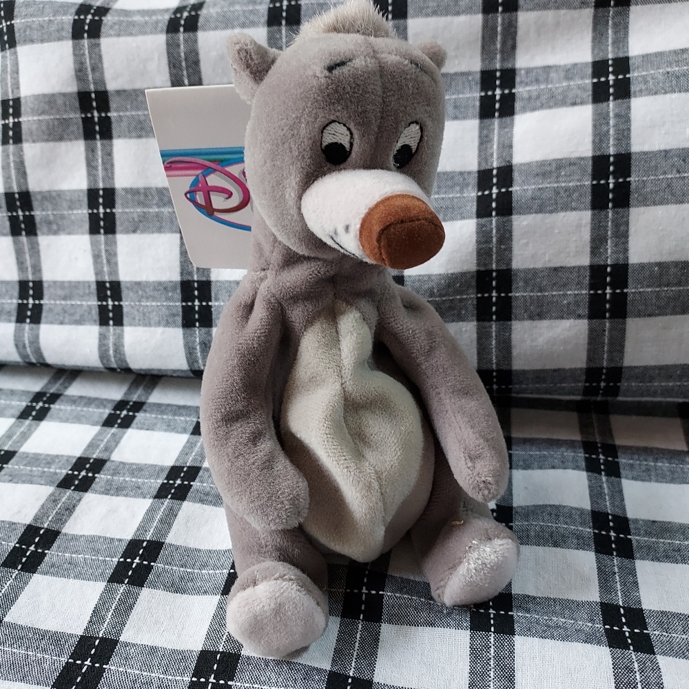 2/$20 The Jungle Book’s Baloo 8” Mini Bean Bag Beanie Plush Disney Store…